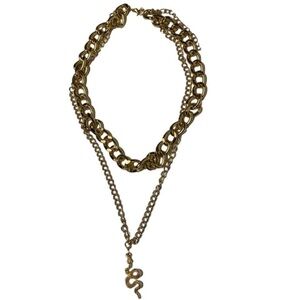 Gold snake set